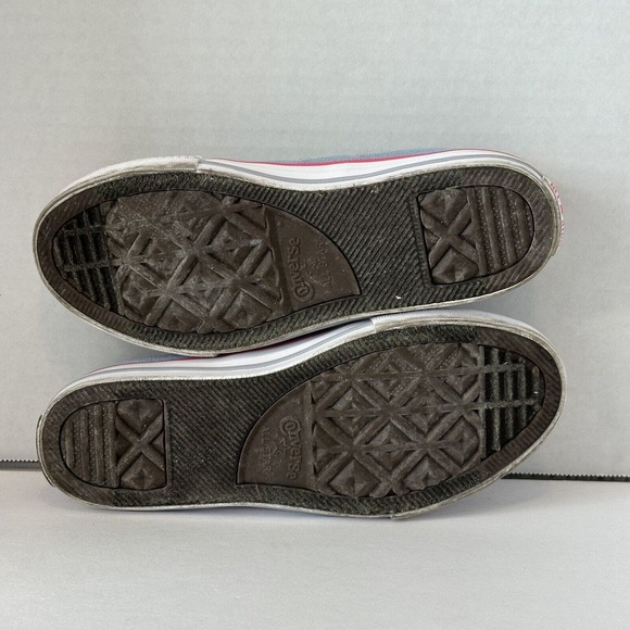 Converse Chuck Taylor, All Star Blue Pink Low Top Sneaker Girls Kids Size 1.5 Jr - Picture 9 of 14